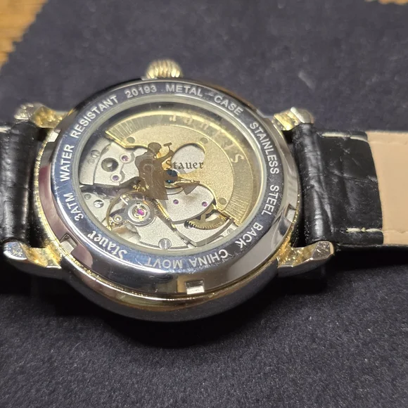 Stauer Automatic Moonphase Watch With Display Case Back - Picture 10 of 10